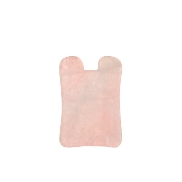 Pembe Kuvars Gua Sha - Kare